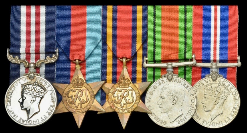 Bottomley’s Military Medal group.